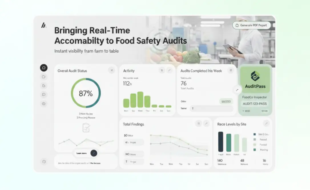 Bringing real-time accountability to food safety audits